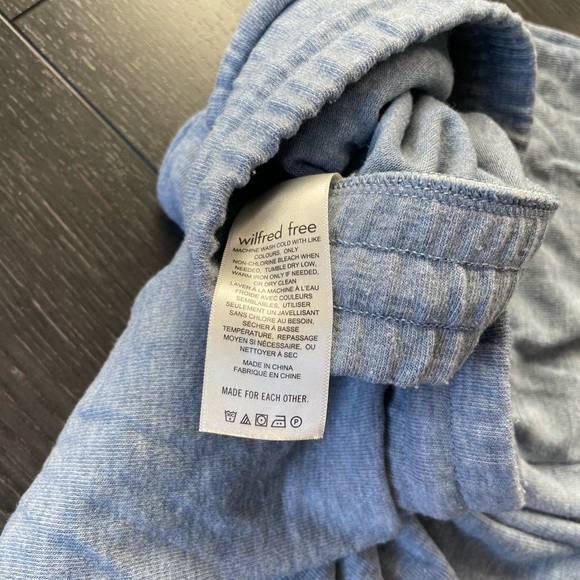 Aritzia Wilfred Free Heathered Dune Blue Yael Jogger - Picture 8 of 11